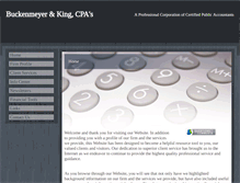 Tablet Screenshot of buckenmeyer-king-cpa.com